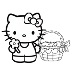 Раскраски Хелло Китти (Hallo Kitty)